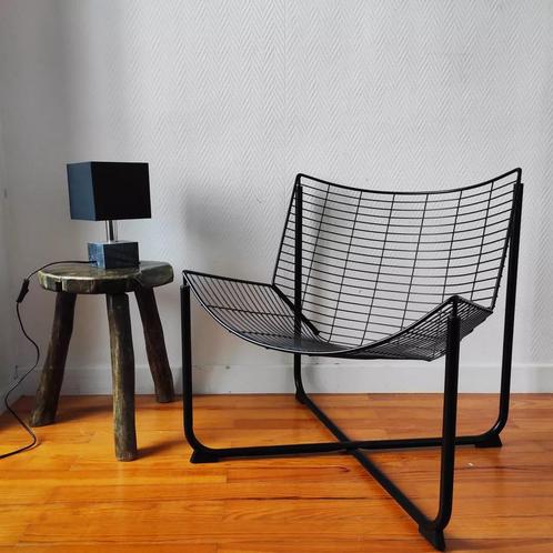 SKÅLBODA  metalen draadstoel Fauteuil, zwart, Huis en Inrichting, Stoelen, Nieuw, Eén, Metaal, Zwart, Ophalen