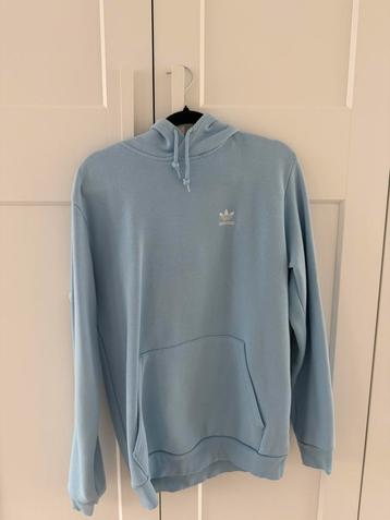 Adidas hoodie unisex maat M lichtblauw beschikbaar voor biedingen