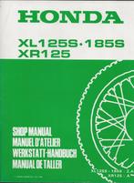 Honda XL125 S XL185 S XR125 shop manual (879p), Verzenden, Honda