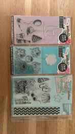 3x nieuwe Craft sensations clear stamps + cutting die., Hobby en Vrije tijd, Stempelen, Ophalen, Nieuw, Clearstamp
