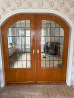 Houten Binnendeuren met Glas in Lood, 100 tot 120 cm, Gebruikt, Binnendeur, Ophalen of Verzenden