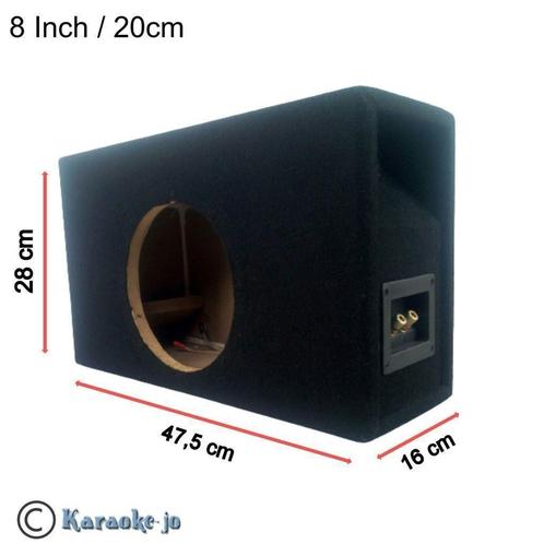 Bassreflex behuizing voor 8 inch 20cm subwoofer, Auto diversen, Auto-accessoires, Nieuw, Ophalen of Verzenden