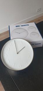 Karlsson Mr. White Wandklok, Huis en Inrichting, Ophalen of Verzenden, Zo goed als nieuw, Analoog, Wandklok