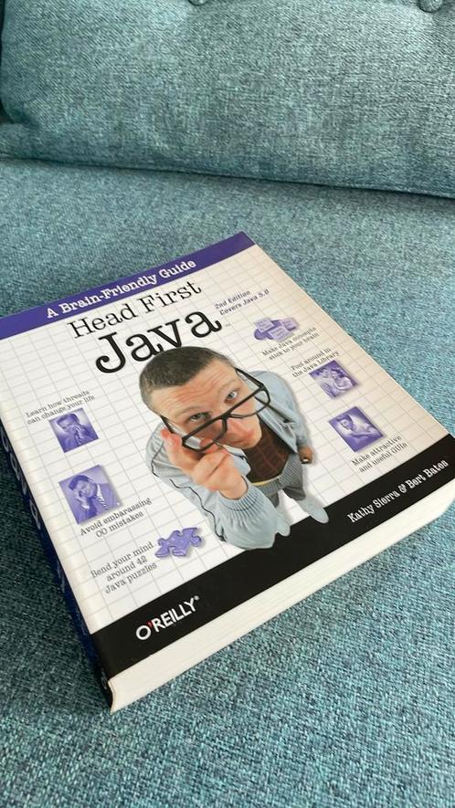 Kathy Sierra, Bert Bates - Head First Java, Second Edition, Boeken, Informatica en Computer, Zo goed als nieuw, Ophalen of Verzenden