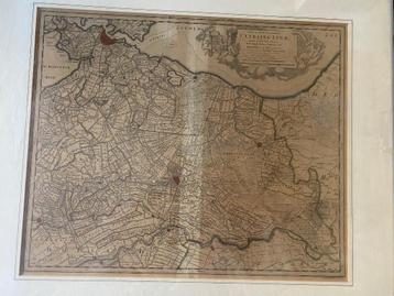 Oude kaart Pieter Schenk jr 1700 beschikbaar voor biedingen
