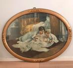 Schilderij met gouden antieke lijst, Ophalen