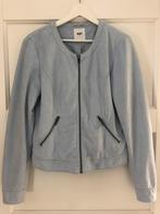 Velours lichtblauw dames jasje Object maat L, Kleding | Dames, Blauw, Ophalen of Verzenden, Zo goed als nieuw, Jasje
