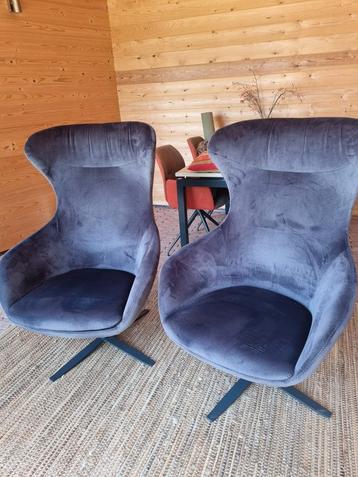 Fauteuil draaibaar,  zachte afneembare stof Antraciet beschikbaar voor biedingen