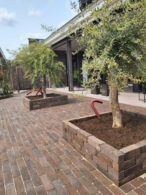 VOORDEEL Nieuw gebakken dikformaat getrommeld op pallet, Tuin en Terras, Tegels en Klinkers, Nieuw, Klinkers, Keramiek, 10 m² of meer