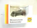 Gama Messerschmitt Kabinenroller TG500 zwart 1:43 modelauto., Ophalen of Verzenden, Nieuw, Auto, Gama
