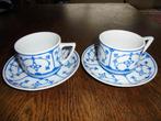 Saksisch blue kop en schotels 2 stuks, Ophalen of Verzenden