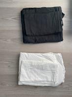 2x 1 persoons dekbedovertrek, Eenpersoons, Wit, Dekbedovertrek, Ophalen of Verzenden