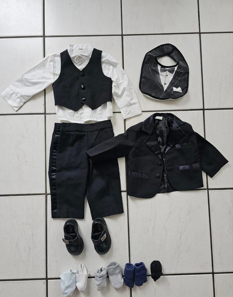 Netjes pak feestdagen kerst costum baby peuter +/- 1 jaar, Ophalen of Verzenden, Zo goed als nieuw