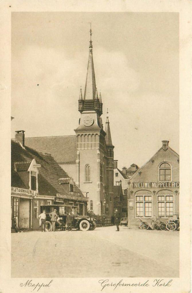 701120015 Meppel Geref Kerk, Verzamelen, Ansichtkaarten | Nederland, Drenthe, Voor 1920, Verzenden
