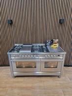 Zeer luxe BORETTI Fornuis+Afzuigkap 150 cm (Gratis bezorgen), Witgoed en Apparatuur, Fornuizen, 5258sh, Ophalen of Verzenden, Zo goed als nieuw