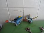 2x Antiek oud blikken speelgoed vogel, Ophalen