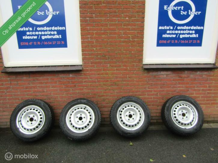 Stalen velgen  + banden vw transporter t5 / t6, Auto-onderdelen, Banden en Velgen, Velg(en), Gebruikt, Ophalen of Verzenden