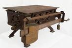 Antieke Weegschaal Van Gietijzer - Art Nouveau, Fabrik Marke, Antiek en Kunst, Ophalen