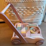 Little dutch blokkenkar roze nieuwstaat, Kinderen en Baby's, Speelgoed | Houten speelgoed, Ophalen of Verzenden