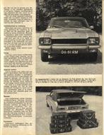 Autokampioen dubbeltest Ford Capri 2000 en 2600 1971, Ophalen of Verzenden, Gelezen, Ford