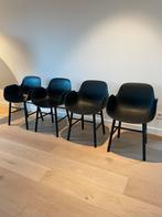 Normann Copenhagen Form armstoel met zwart onderstel en kuip, Ophalen, Zwart, Kunststof, Eén