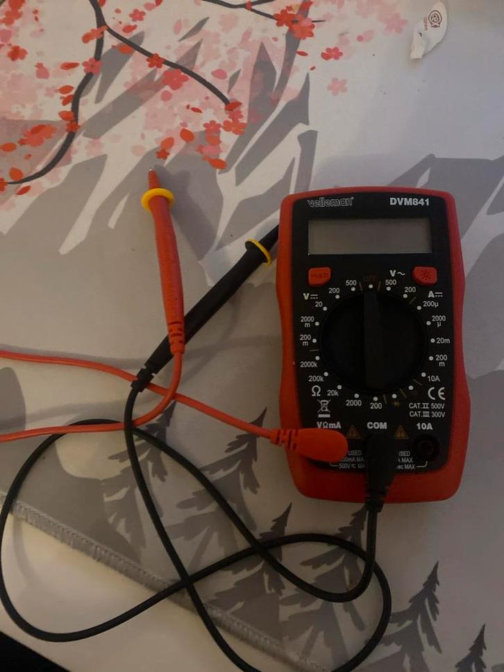 Velleman DVM841 Voltmeter, Doe-het-zelf en Verbouw, Meetapparatuur, Gebruikt, Multimeter, Ophalen of Verzenden