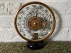 Vintage Design Barometer Temperatuurmeter Weerstation Jaeger, Ophalen of Verzenden, Zo goed als nieuw