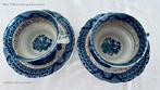 2 kop & schotels € 17,50 Blue Willow Goudaccent Gemerkt, Antiek en Kunst, Antiek | Servies los, Ophalen