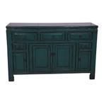 Oosters blauw dressoir, 100 tot 150 cm, Nieuw, Ophalen of Verzenden, Oosters