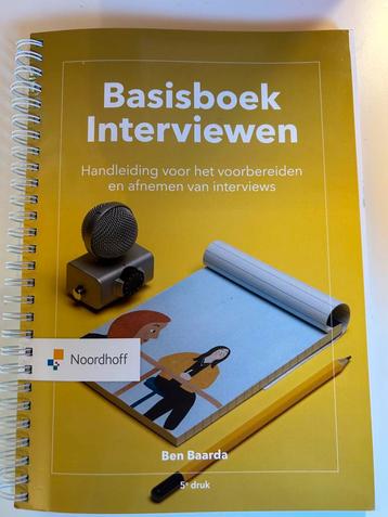 M. van der Hulst - Basisboek Interviewen beschikbaar voor biedingen