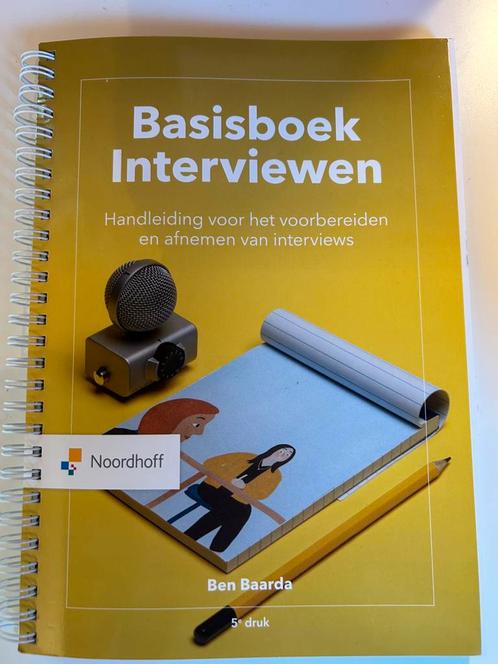 M. van der Hulst - Basisboek Interviewen, Boeken, Wetenschap, Zo goed als nieuw, Ophalen