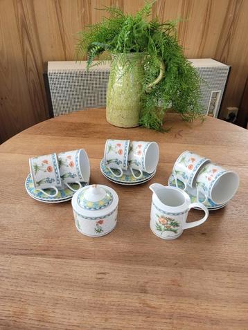 Servies | 6 delig | Heinrich Winterling | HW |Kop en schotel beschikbaar voor biedingen