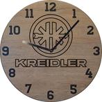 Themaklok met een Kreidler brommer logo, Ophalen of Verzenden, Nieuw, Wandklok