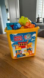 Bak mega blocks blokkendoos, Kinderen en Baby's, Speelgoed | Bouwstenen, Megabloks, Gebruikt, Ophalen