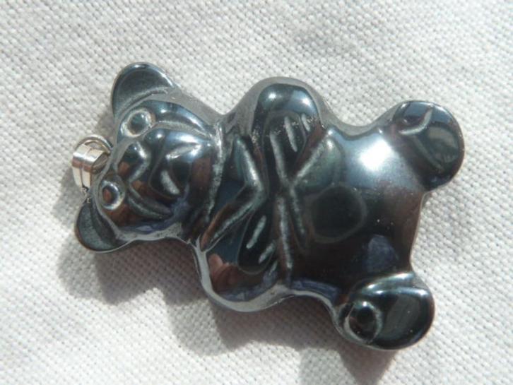 Hanger beer van Hematiet, Sieraden, Tassen en Uiterlijk, Edelstenen, Nieuw, Ophalen of Verzenden