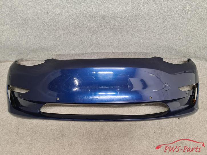 TESLA MODEL 3 VOORBUMPER ORIGINEEL, Auto-onderdelen, Carrosserie en Plaatwerk, Bumper, Overige automerken, Voor, Gebruikt, Ophalen of Verzenden