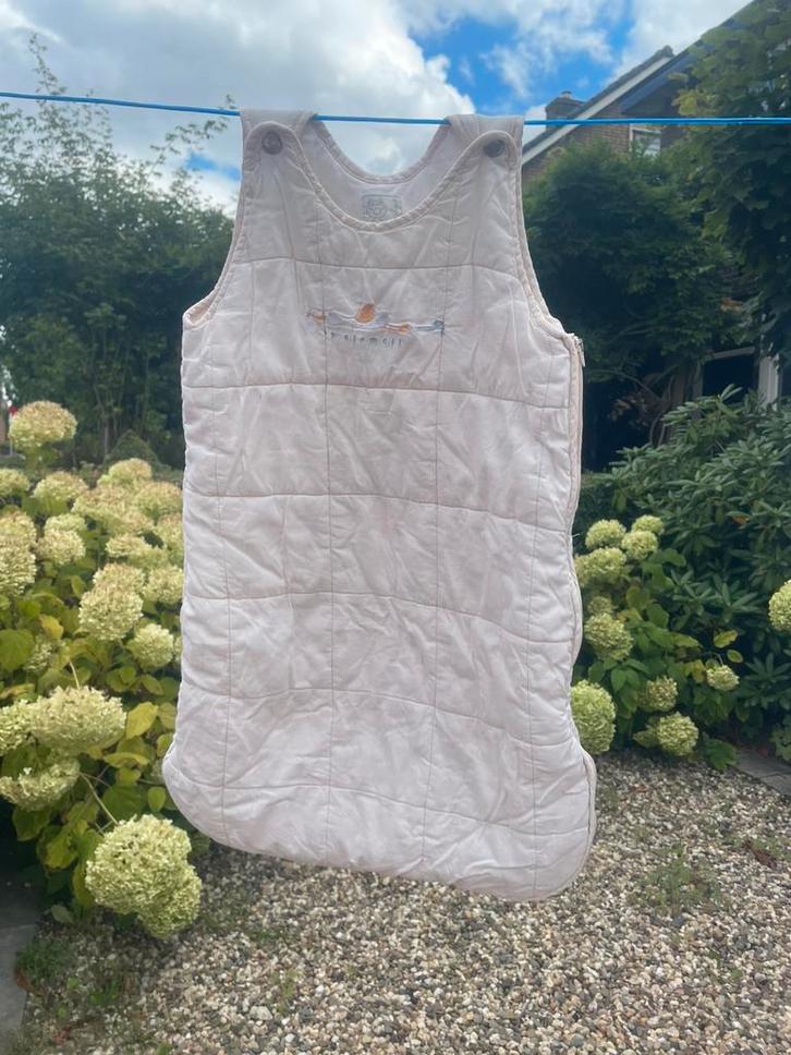 Gewatteerd slaapzakje maat 68 pastel/zalm kleur, Kinderen en Baby's, Dekens, Slaapzakjes en Inbakerproducten, Zo goed als nieuw
