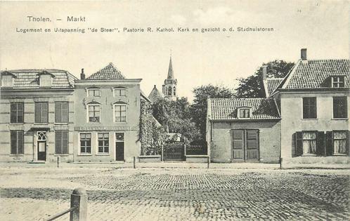 (378-333-009) Tholen Markt, Verzamelen, Ansichtkaarten | Nederland, Zeeland, Verzenden