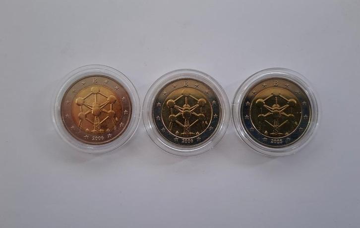 2006 Belgie 2 euro Atomium UNC in Capsule, Postzegels en Munten, Munten | Europa | Euromunten, Losse munt, 2 euro, België, Ophalen of Verzenden