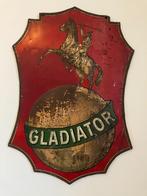 Auto reclamebord Gladiator (geen emaille) oldtimer, Ophalen, Gebruikt, Reclamebord