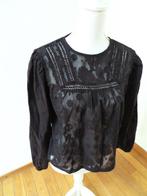 J16 MANGO apart kort blouse shirt zwart maat S 36, Mango, Zwart, Ophalen of Verzenden, Zo goed als nieuw