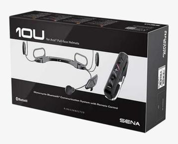Nw Sena 10U met remote, intercom, BT, radio, Arai versie beschikbaar voor biedingen