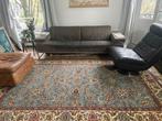 handgeknoopt Vintage perzisch oosters tapijt blauw grijs 3x2, Huis en Inrichting, Stoffering | Tapijten en Kleden, 200 cm of meer