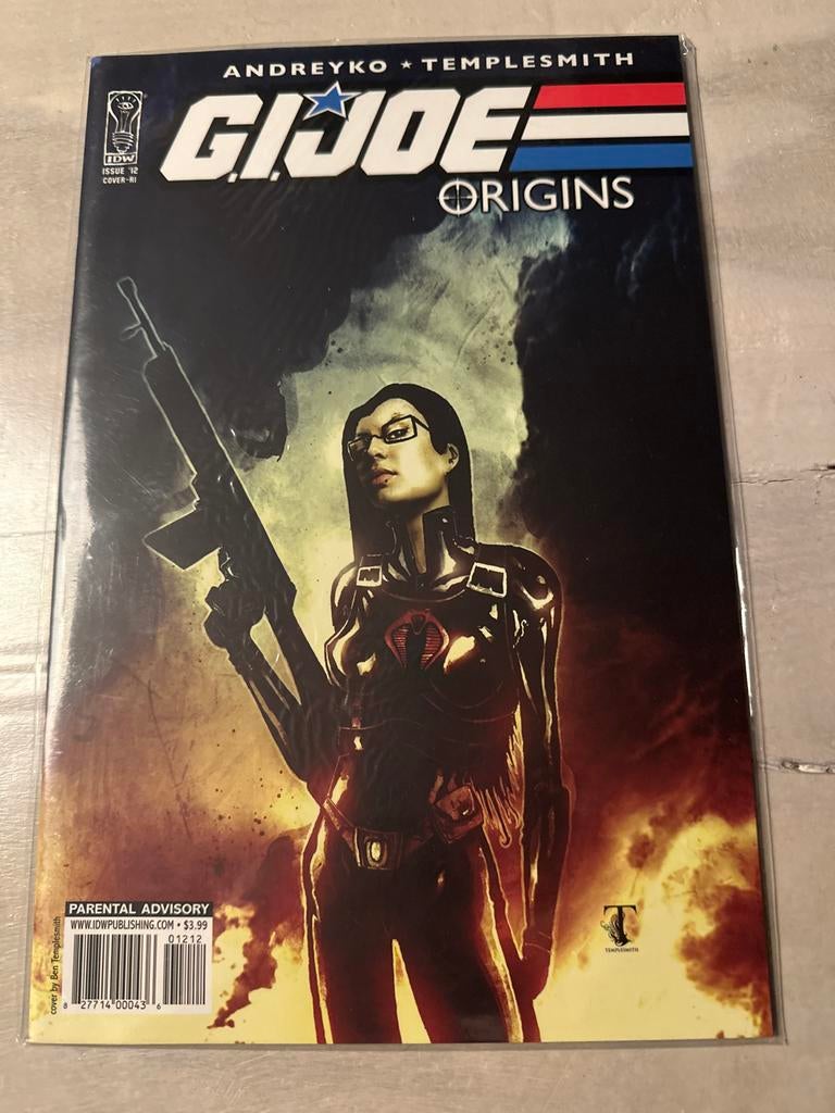 GI Joe Origins #12 - Andreyko & Templesmith, Eén comic, Ophalen of Verzenden, Zo goed als nieuw, Amerika