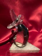 Glazen Mexicaan, sculptuur op albasten voet, Ophalen of Verzenden