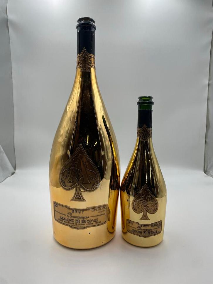 Armand de Brignac Brut Goud 3.0L, Huis en Inrichting, Woonaccessoires | Vazen, Nieuw, Geel, 50 tot 75 cm, Glas, Ophalen of Verzenden
