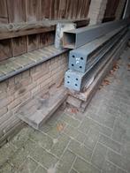 Houten balken en stalen Hbalken, Doe-het-zelf en Verbouw, Metalen, Ophalen of Verzenden