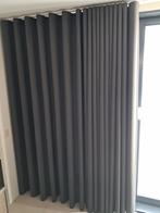 Nieuwe Gordijnen inbetween royal waveplooi antraciet grijs, Huis en Inrichting, Ophalen, 200 cm of meer, Nieuw, 200 cm of meer