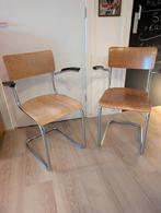 2 Stoelen Thonet style, Huis en Inrichting, Gebruikt, Twee, Bruin, Vintage