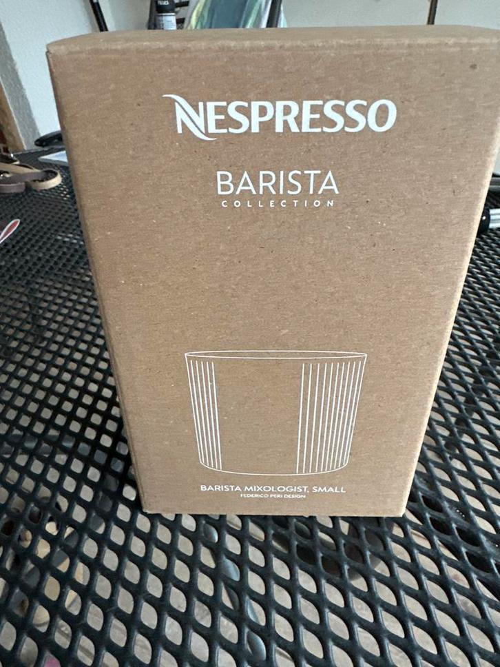 Nespresso Barista Glazen - Nieuw in doos!, Verzamelen, Glas en Borrelglaasjes, Nieuw, Overige typen, Ophalen